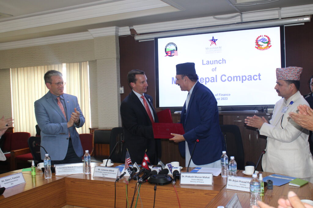 Commencement of Official Implementation of MCC Compact in Nepal Today