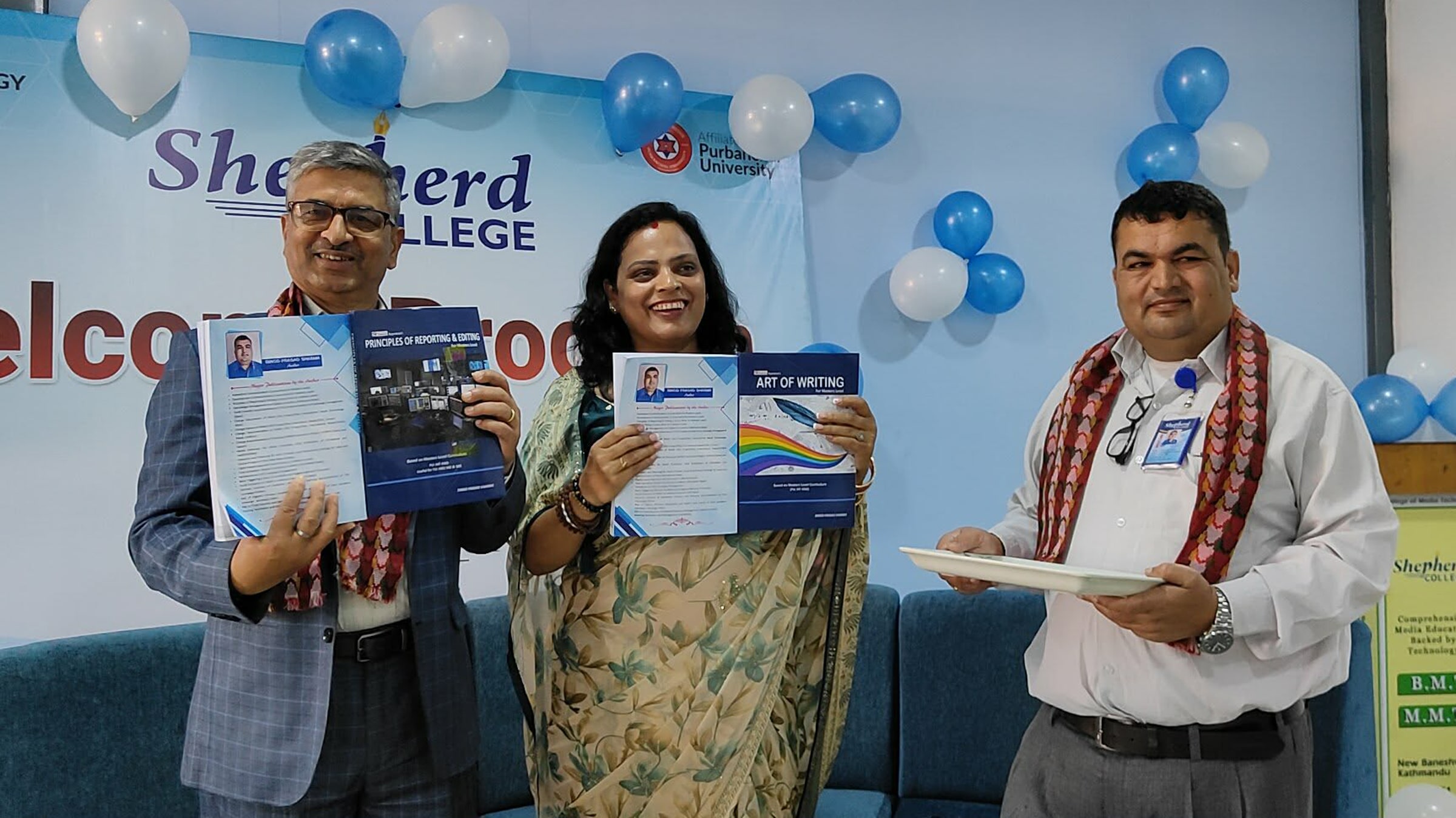 Journalist Binod Dhaulagiri Releases Two Books on Journalism